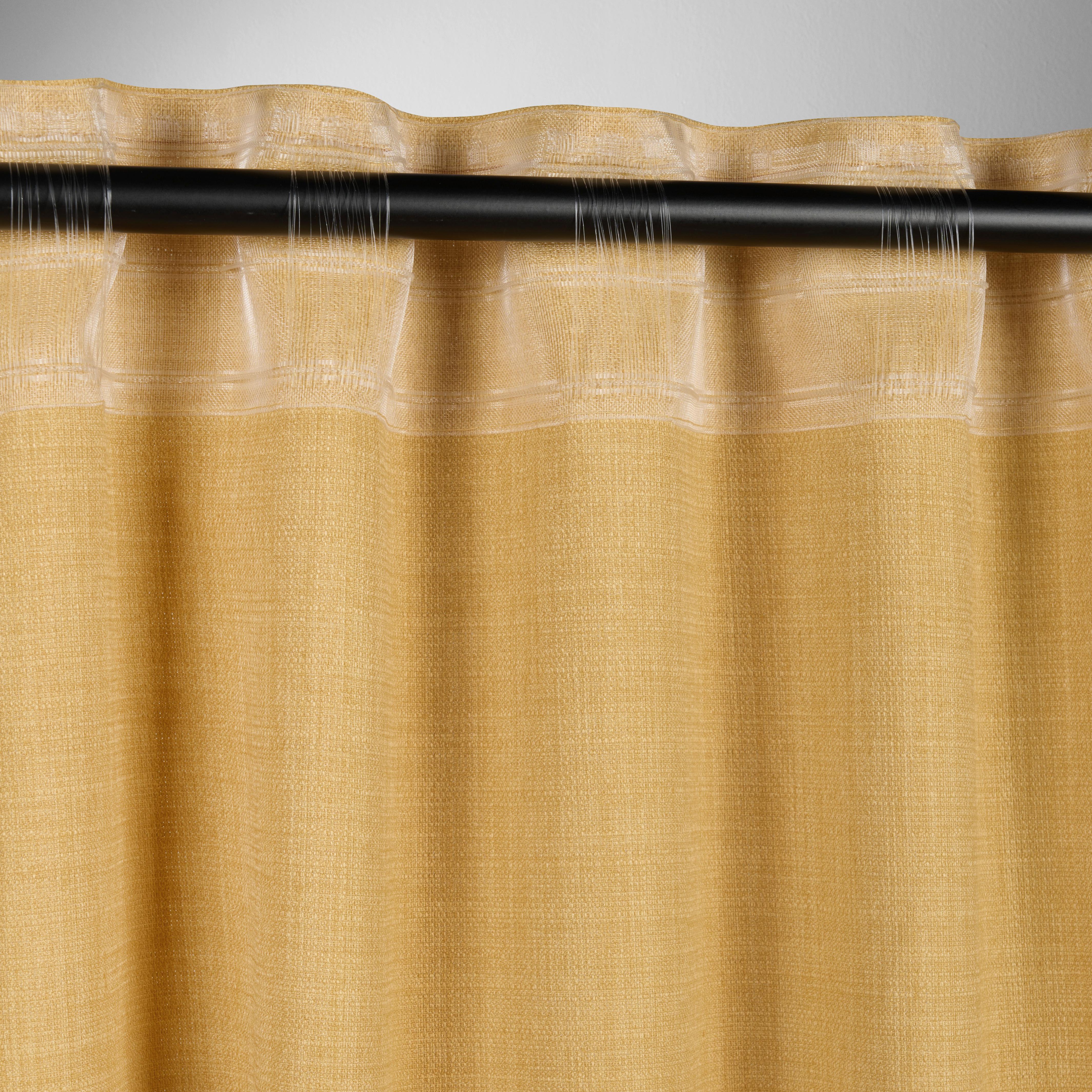 GARDINLÄNGD LEO - gul, Modern, textil (135/300cm) - Premium Living