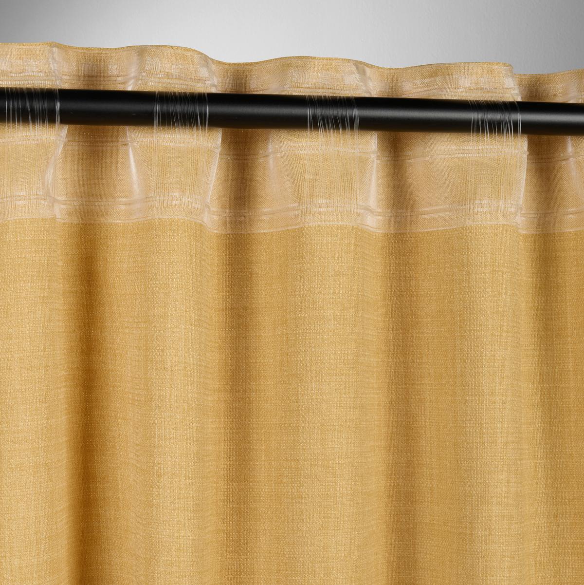 Fertigvorhang Leo Gelb ca. 135x300cm - Gelb, MODERN, Textil (135/300cm) - Premium Living