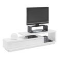 TV-Element Weiß Hochglanz - Alufarben/Weiß, MODERN, Holzwerkstoff/Kunststoff (170/45/40cm) - Mömax modern living TV-Element Weiß Hochglanz - Alufarben/Weiß, MODERN, Holzwerkstoff/Kunststoff (170/45/40cm) - Mömax modern living