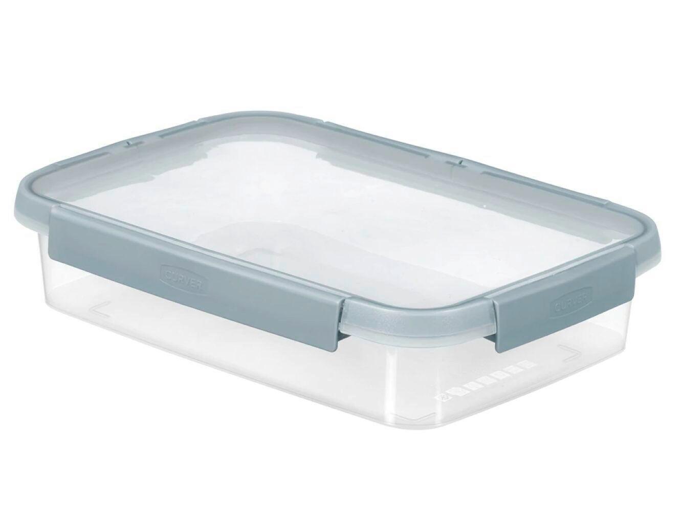 Ételtároló Doboz Curver Smart Fresh Eco - világoszöld, Basics (28,8/20/6,5cm) - Curver