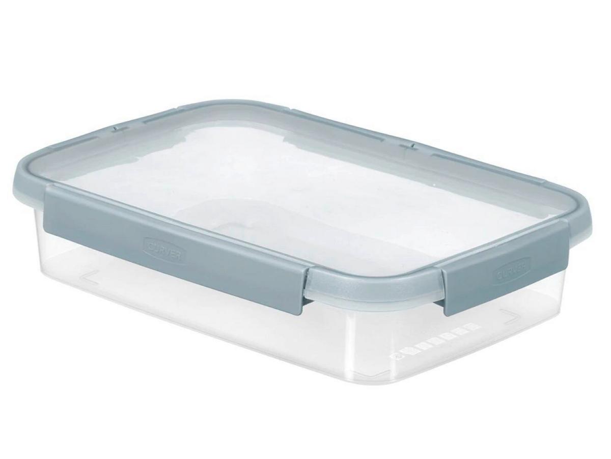 Ételtároló Doboz Curver Smart Fresh Eco - világoszöld, Basics (28,8/20/6,5cm) - Curver