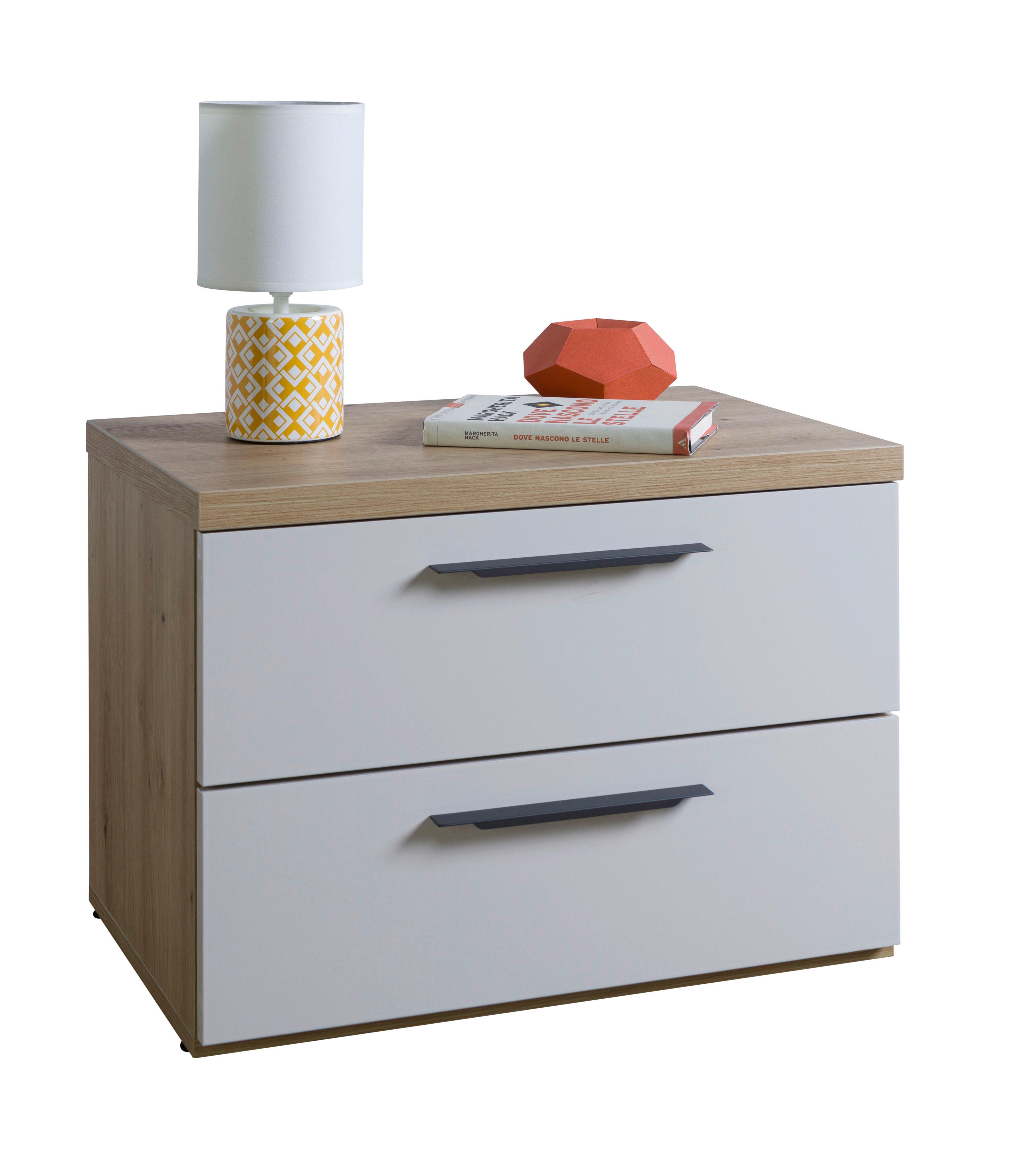 Noćni Ormarić Sposami - kašmir/antracit, Moderno, pločasti materijal/plastika (60/44/40cm) - Premium Living