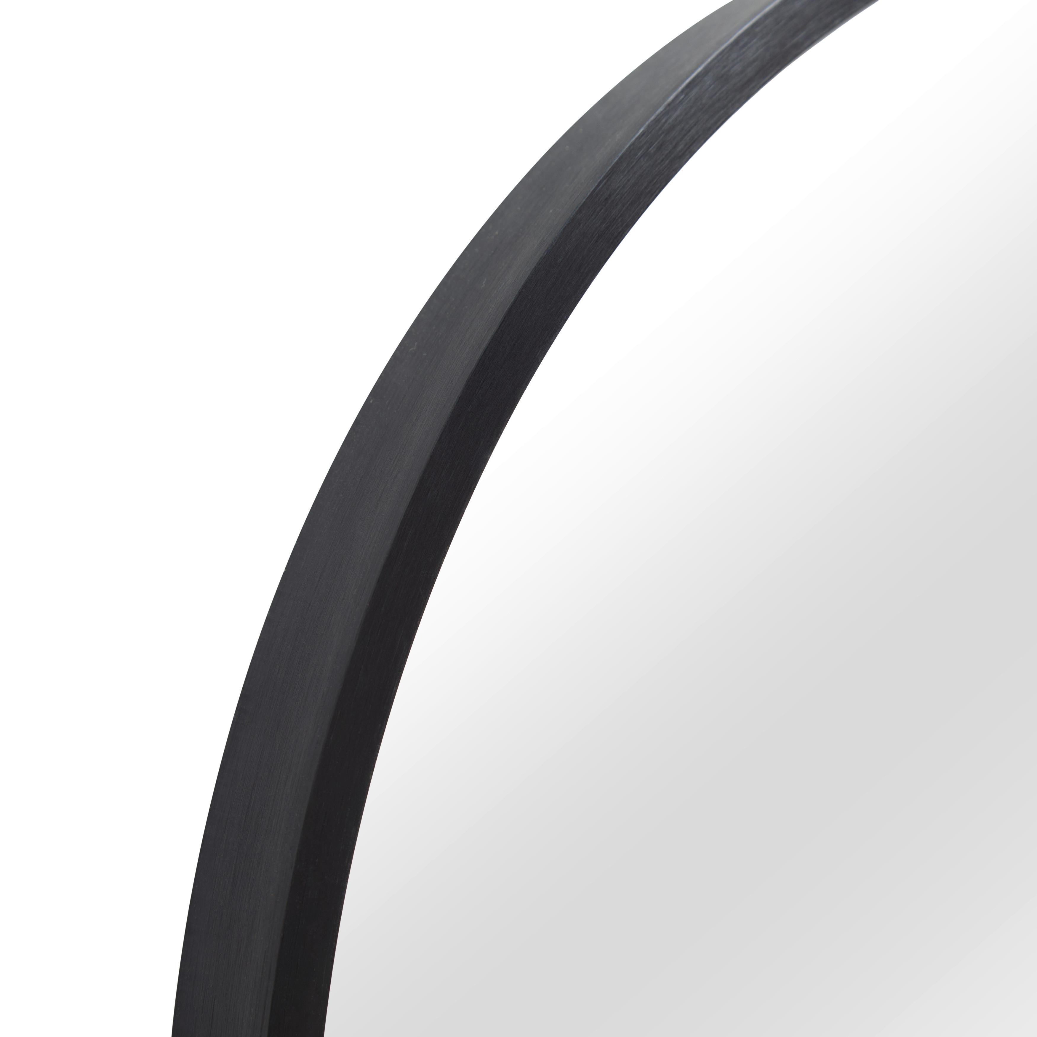 VÄGGSPEGEL BRITT -SB- - svart, Modern, metall/glas (40/80cm) - Mömax