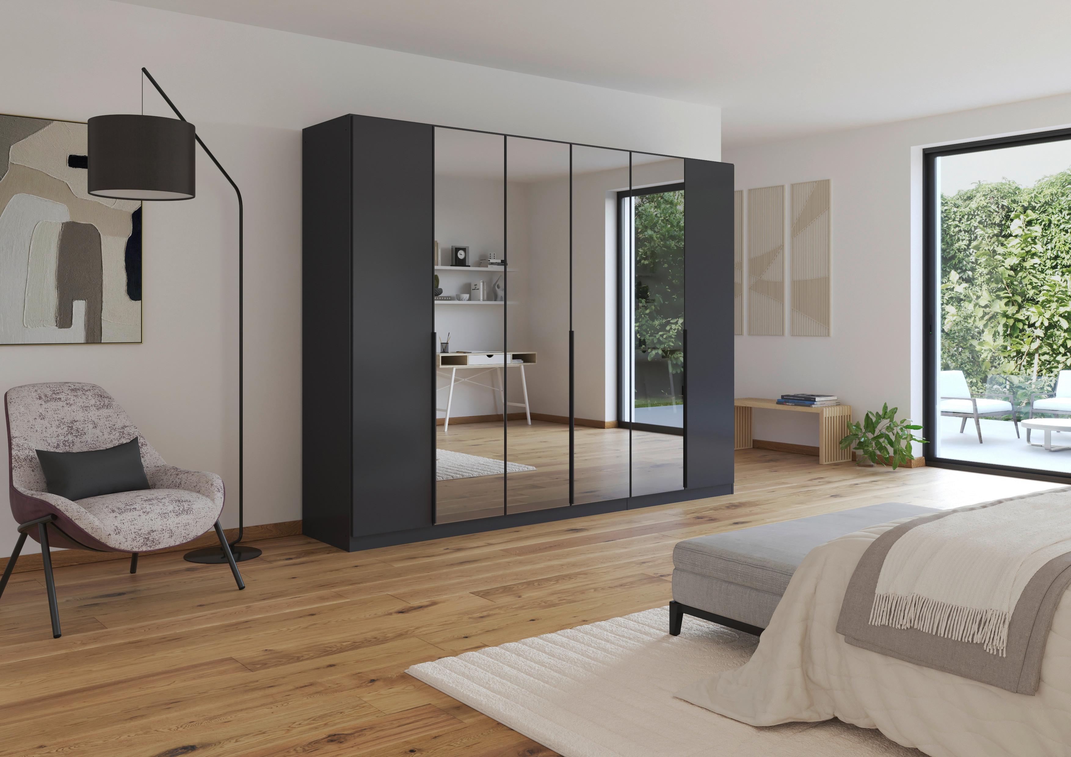 Ormar S Klasičnim Vratima Skyla - siva, Moderno, drvni materijal/metal (271/210/54cm) - Modern Living