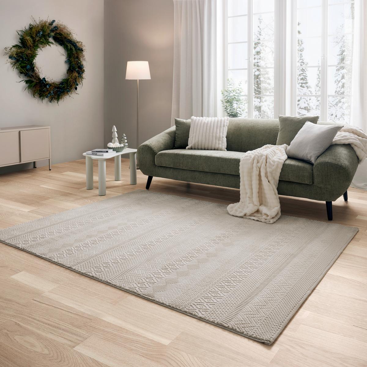 Díszpárna Bubble 45/45 - fehér, textil (45/45cm) - Mömax