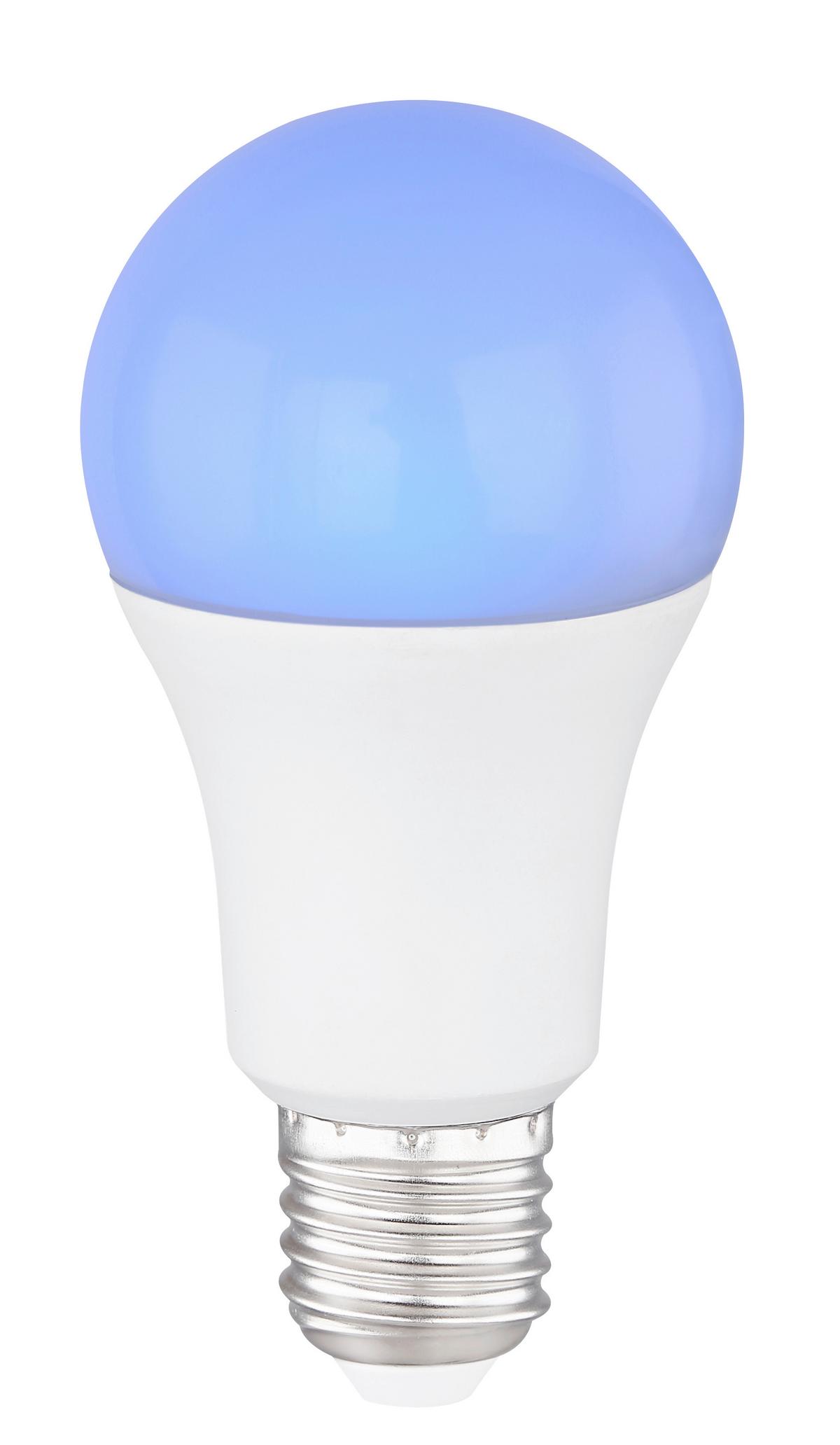LED-Leuchtmittel max. 10 Watt - Opal/Weiß, Kunststoff/Metall (6/11,8cm)