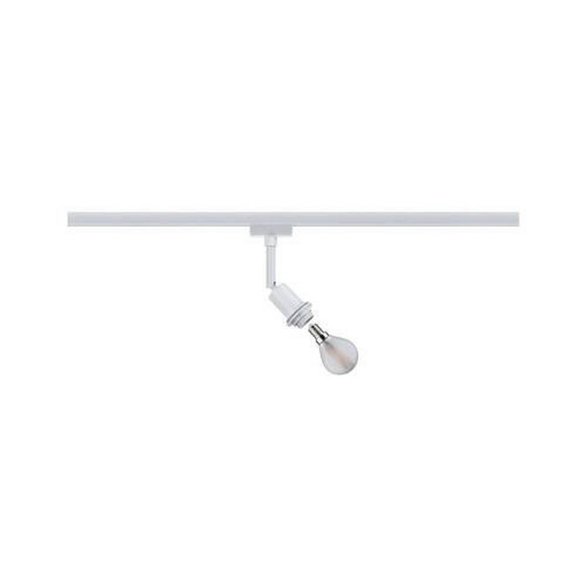 Schienensystem-Strahler Basic Spot in Weiß max. 20 Watt - Weiß, Basics, Kunststoff/Metall (4,4/16,3cm) - Paulmann
