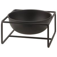 Dísztál Saturn Ii - fekete, Basics, fém (19/10/19cm) - Modern Living