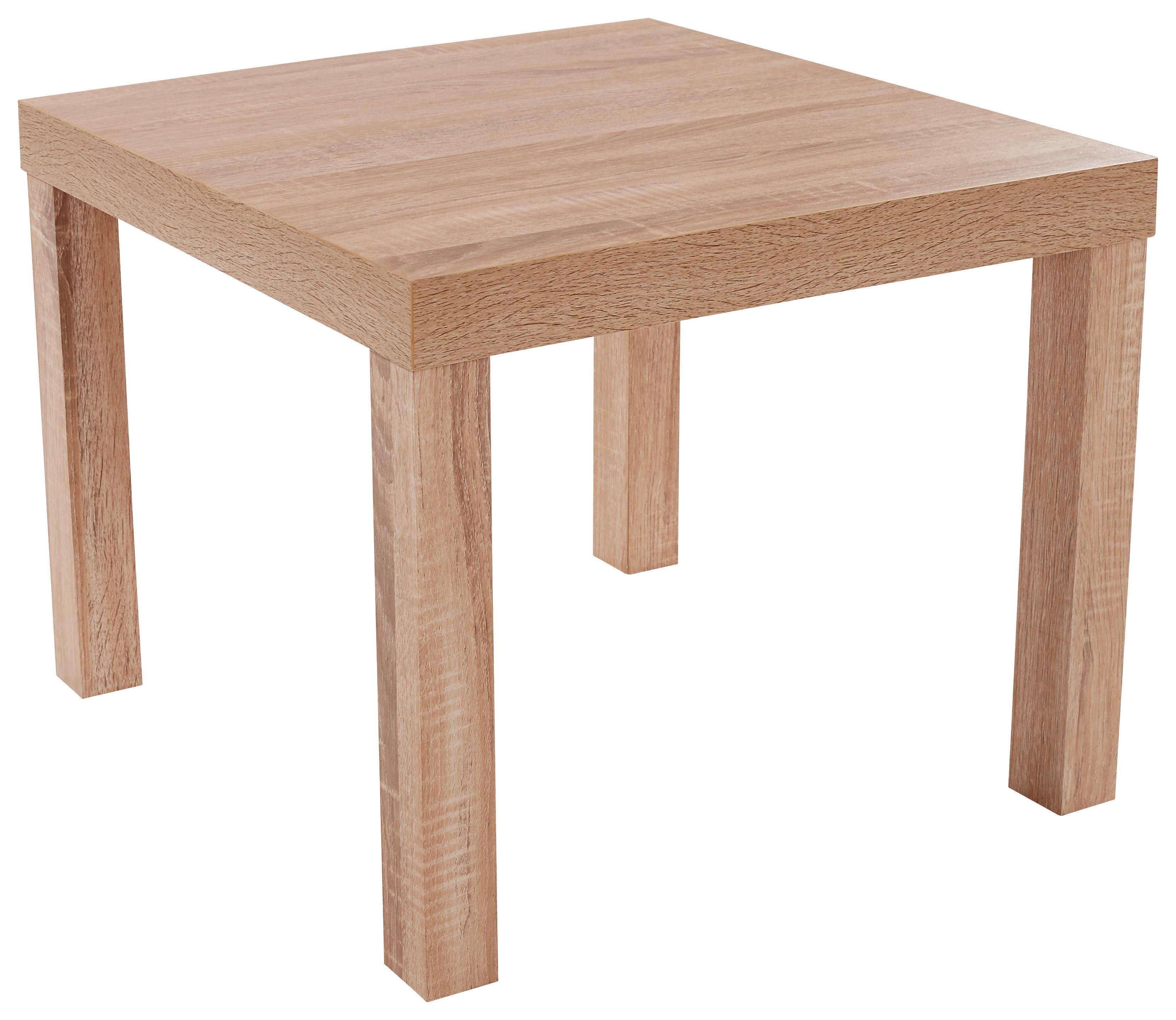 Klubska Mizica Nora, Barva Hrasta - hrast sonoma, Moderno, leseni material (55/42/55cm) - Mömax