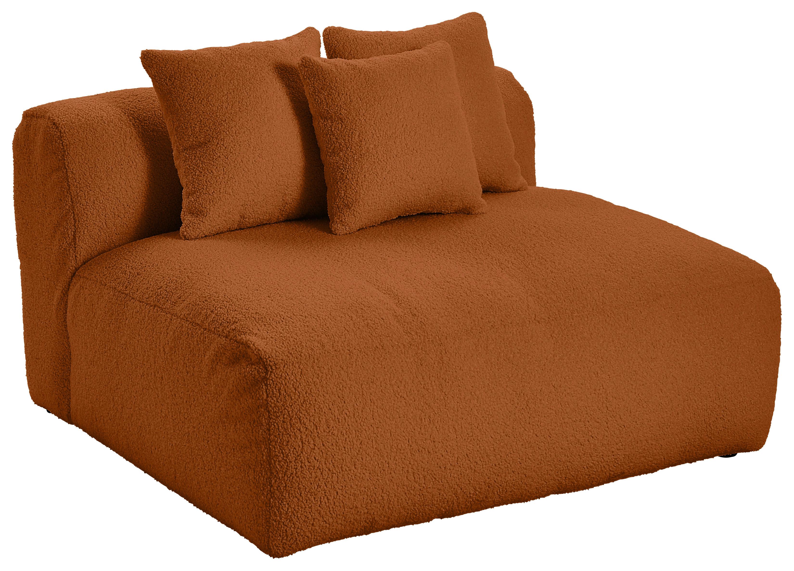 Modul Sofaelement Bloom Rostfarben - Rostfarben, Trend, Textil (120/70/122cm) - Livetastic