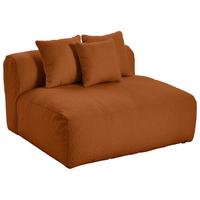 Modul Sofaelement Bloom Rostfarben - Rostfarben, Trend, Textil (120/70/122cm) - Livetastic