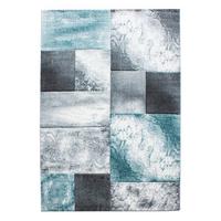 Flachwebeteppich Hawaii Blau ca. 240x340cm - Blau, Design, Textil (240/340cm) - Novel