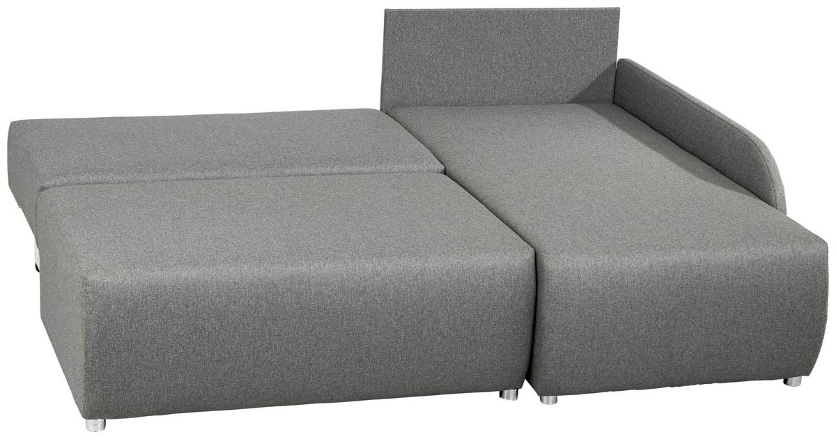 Sarokkanapé Ottawa - szürke, Konventionell, faalapú anyag/textil (207/92/165cm) - Based