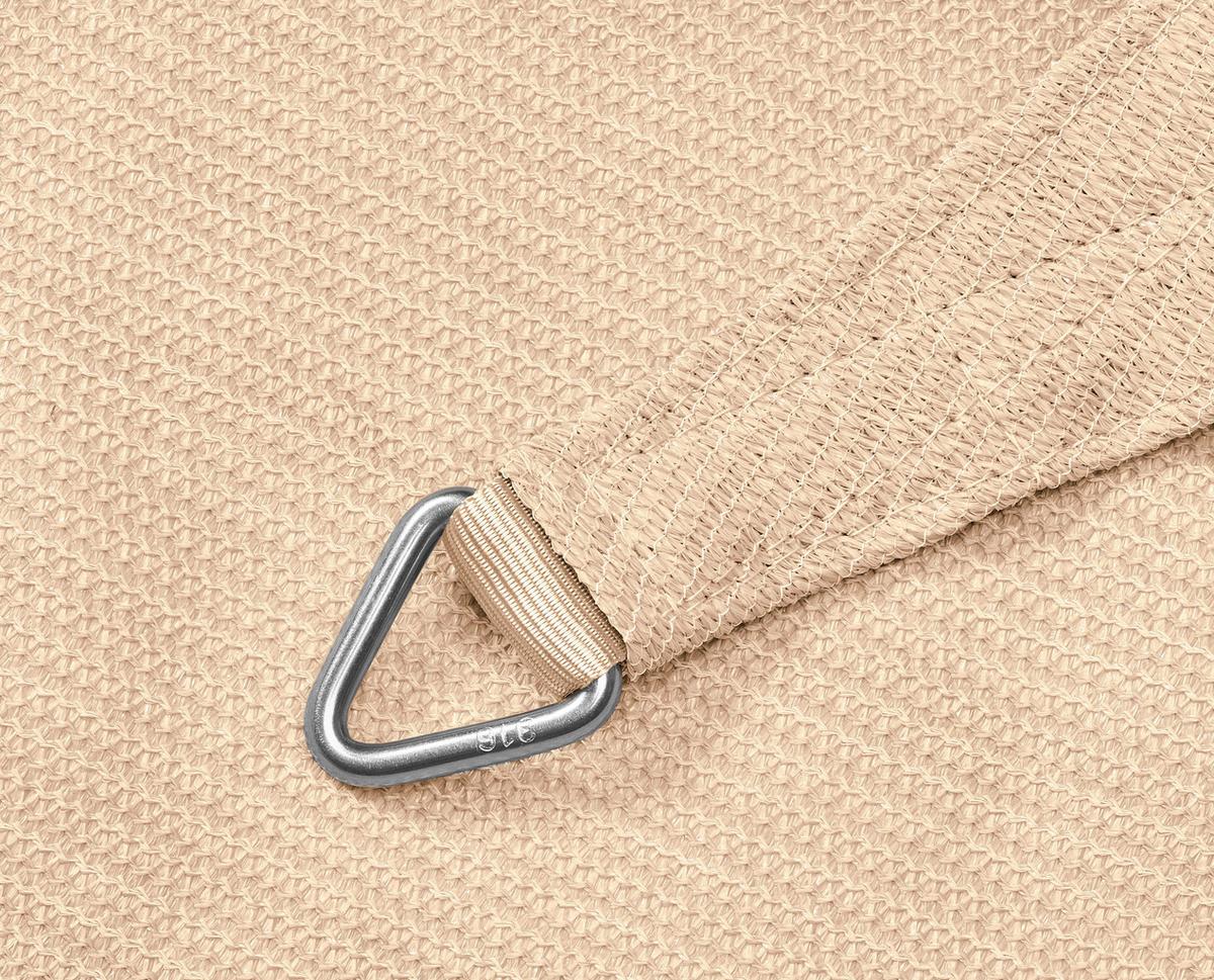 SONNENSEGEL COOLFIT - Weiß, MODERN, Kunststoff (360/1/360cm) - Gardenson