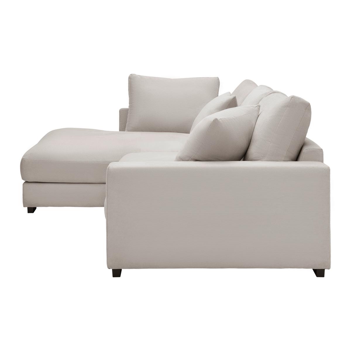 Kutna Garnitura Pedro - bež, Moderno, tekstil (190/83/300cm) - Mömax