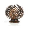 Tischleuchte Felce Bronzo Bronzefarben max. 22 Watt - Bronzefarben, Natur, Metall (25/25cm)