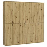 Garderobenschrank Projekt X ca. 183x193 cm Artisan Eiche - KONVENTIONELL, Holzwerkstoff (183/193/34cm) - MID.YOU