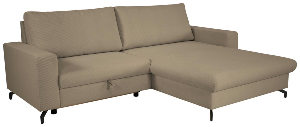 Kutna Garnitura Clara - bež, Moderno, tekstil (240/177cm) - Modern Living