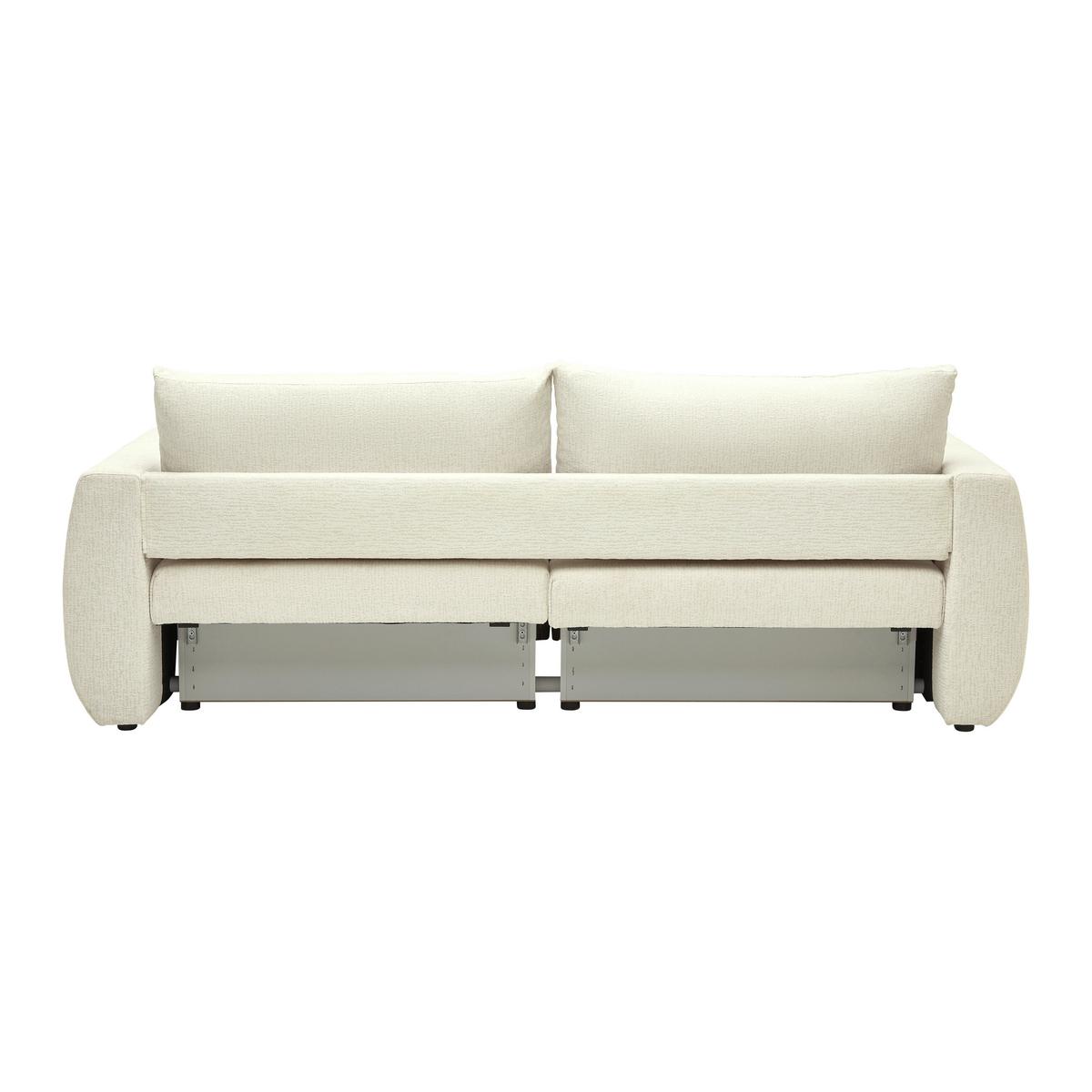 Schlafsofa Bologna Beige - Beige/Schwarz, Holz/Textil (245/74-90/104cm) - Mömax