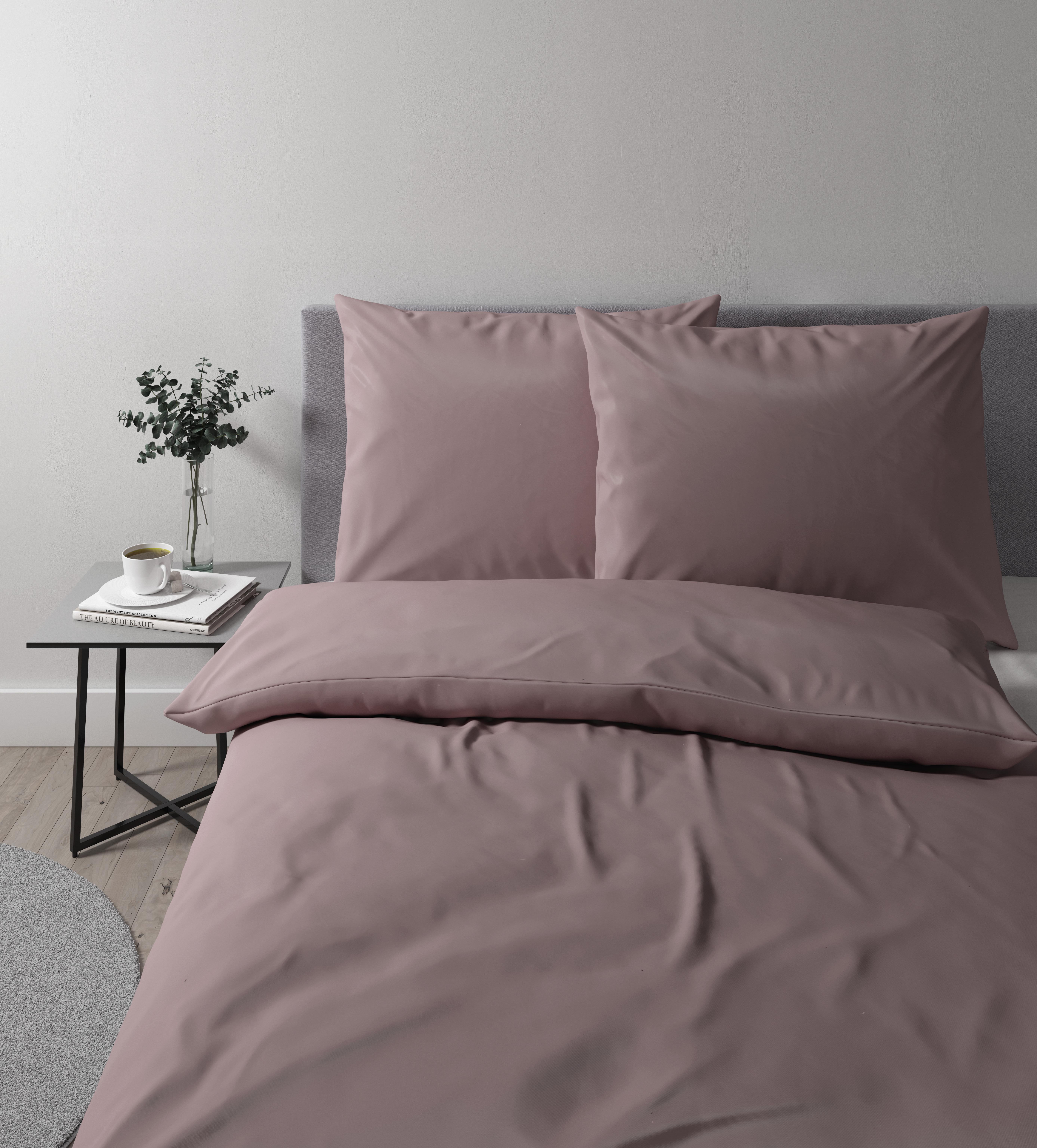 Ágyneműhuzat-garnitúra Alex Uni Xxl - lila, Modern, textil (200/220cm) - Premium Living