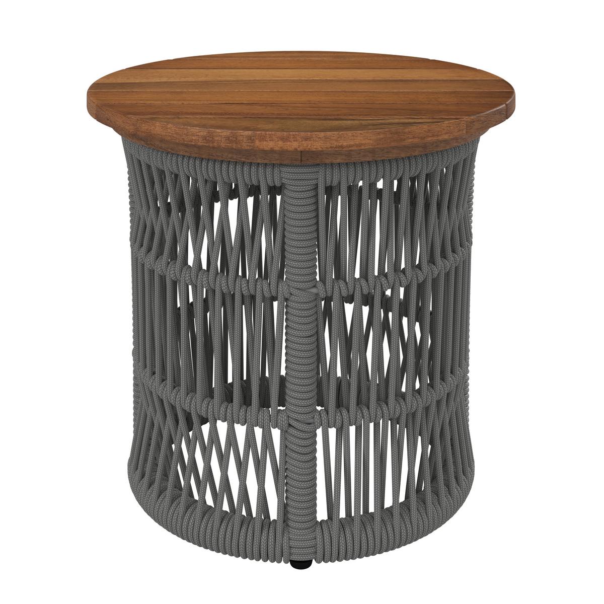 LOUNGEGARNITUR MALENE - Creme/Naturfarben, Modern, Holz/Textil (168/70,5/80cm) - Bessagi Garden