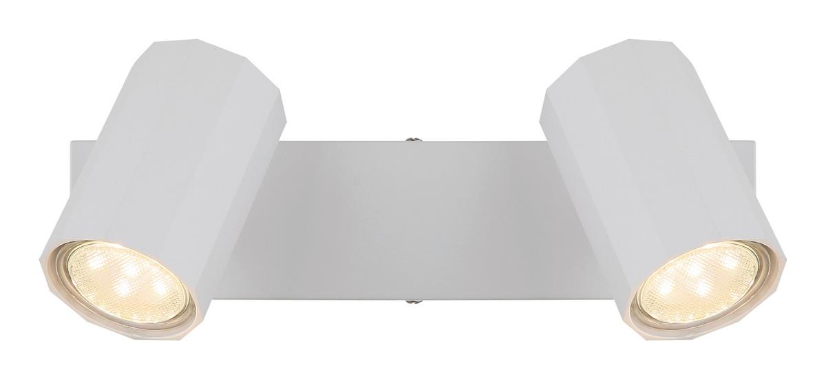 STRAHLER 57918-2W JAMES - Weiss, Design, Metall (26/6/14,5cm) - Globo