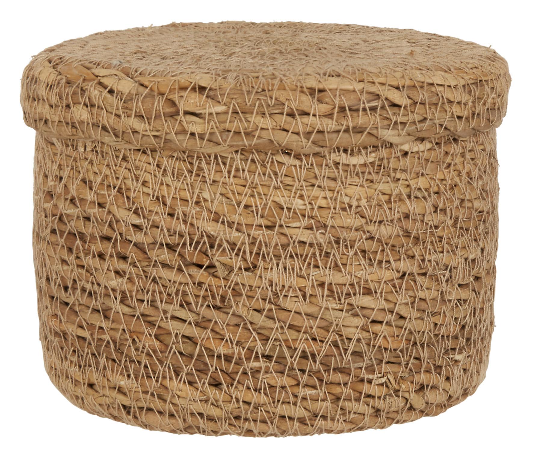 Korb Sophy II in Naturfarben Ø ca. 17cm - Naturfarben, Basics, Naturmaterialien (17/11cm) - Modern Living