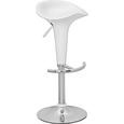 Tresenstuhl Weiß - Weiß, MODERN, Kunststoff/Metall (38,5/66,5-86,5/38,5cm) - Mömax modern living Tresenstuhl Weiß - Weiß, MODERN, Kunststoff/Metall (38,5/66,5-86,5/38,5cm) - Mömax modern living