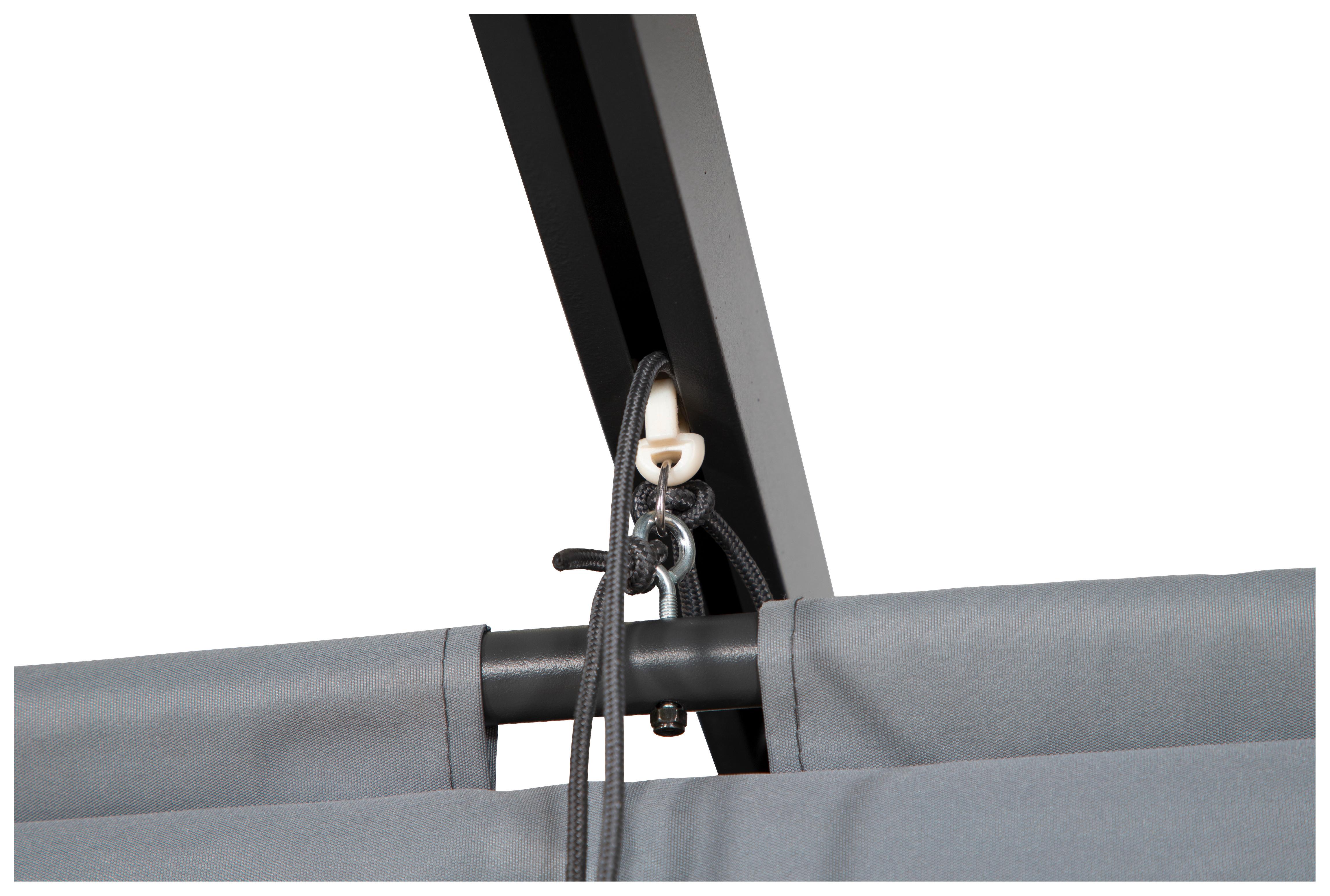 PERGOLA LAZIO - Grau, KONVENTIONELL, Textil (395/245/295cm) - Gardenson