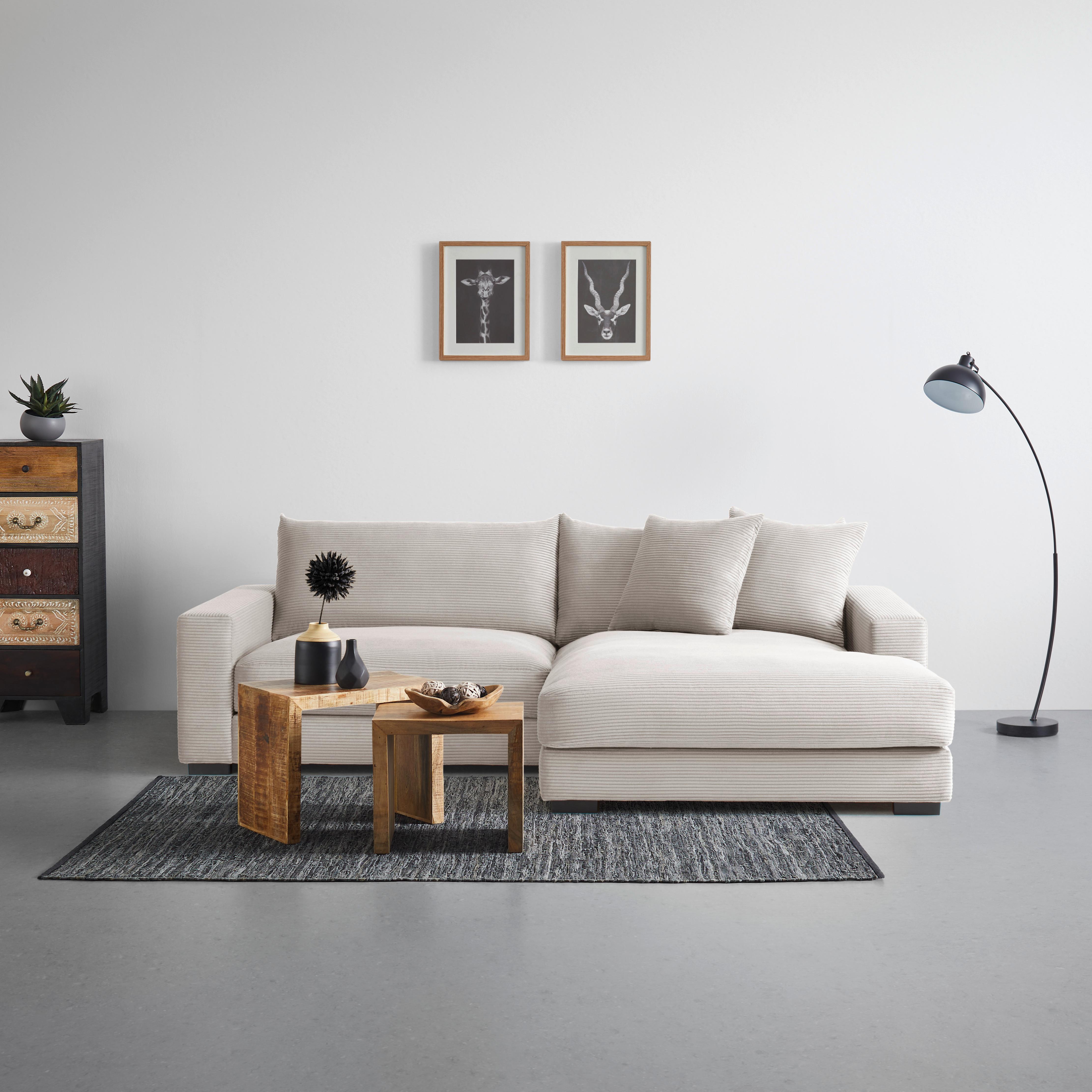 Coltar PEDRO - taupe, Modern, textil (265/180cm) - Mömax