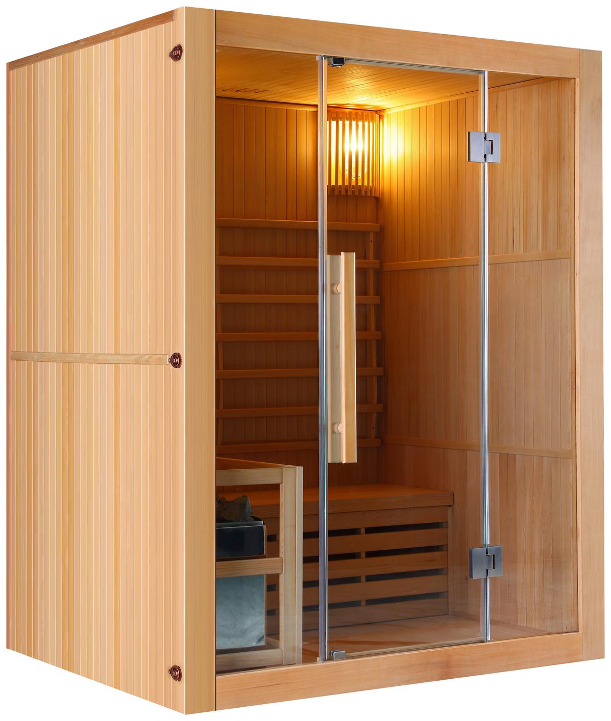 Szauna Riga J60120 - Basics, fa (150/190/120cm)