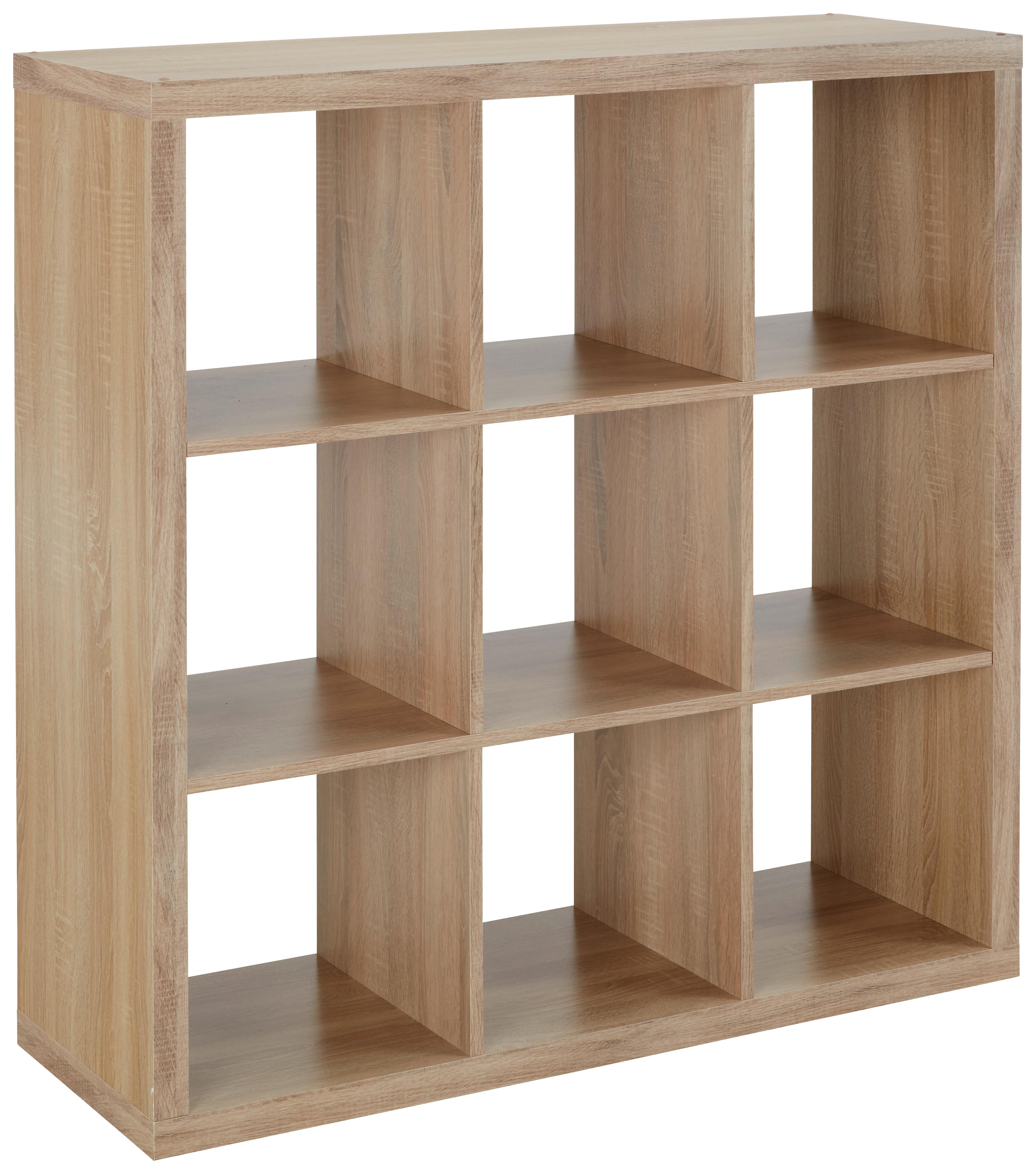 Raumteiler in Eichefarben - Sonoma Eiche, Modern, Holzwerkstoff (112/112/38cm) - Mömax