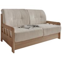 Schlafsofa Camino Holzkorpus Natur/Beige - Beige/Naturfarben, MODERN, Holz/Textil (154/88/90cm) - Livetastic