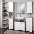 Kotni Regal Santino - aluminij/hrast, Moderno, leseni material (29/186,5/29cm) - Mömax modern living