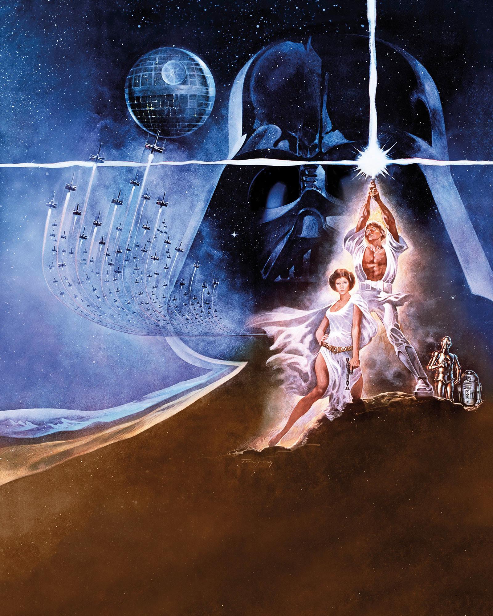 Vliestapete Star Wars Poster Classic 2 ca. 200x250cm - Multicolor, Basics (200/250cm) - Komar