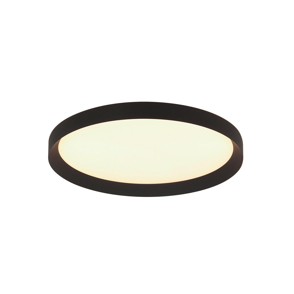LAMPA SUFITOWA LED 3685ZW RINGLEDE - czarny, Konventionell, tworzywo sztuczne/metal (40/7cm)