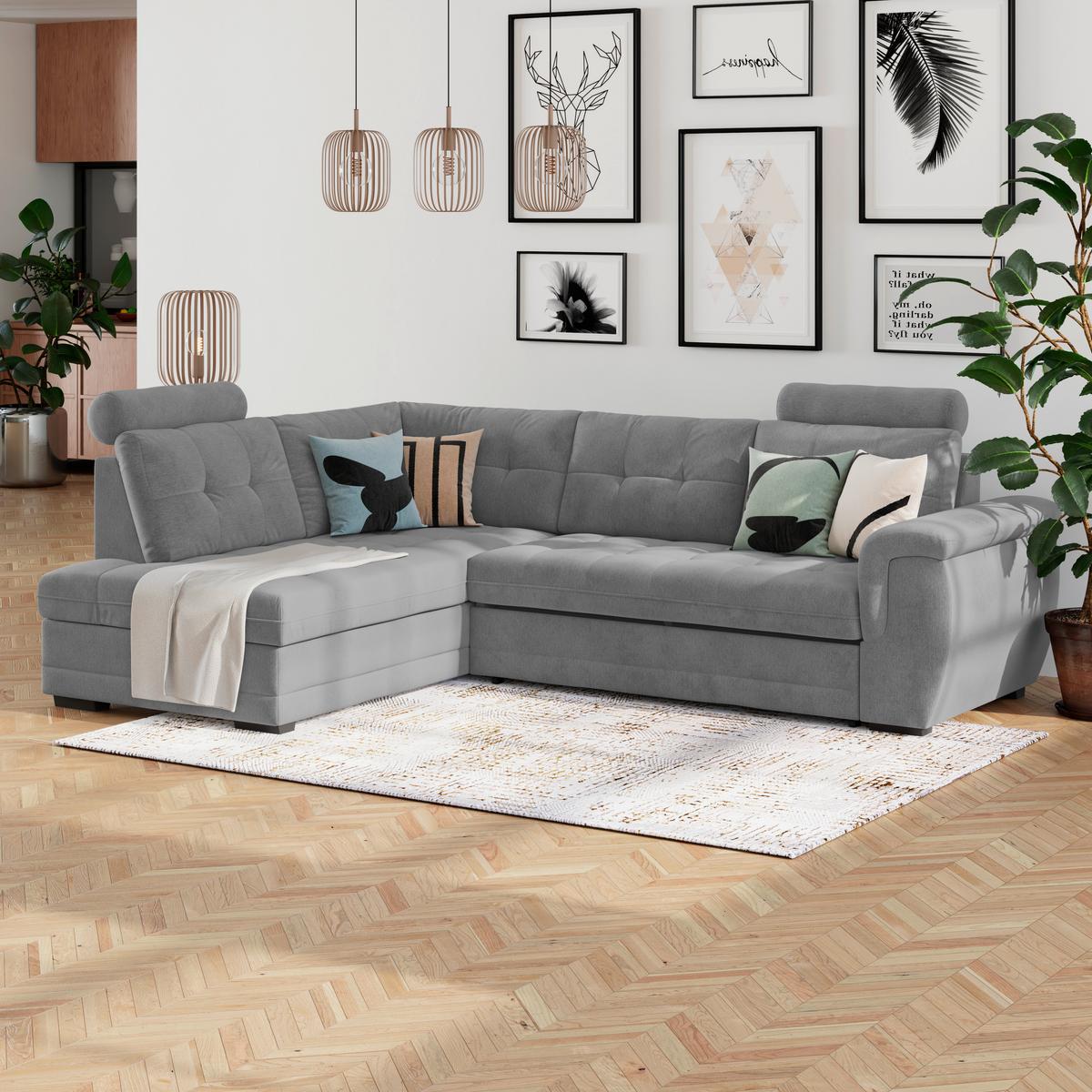 Coltar FALCO NEW - gri, Konventionell, textil (251/183cm) - Mömax