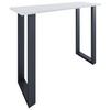 BARTISCH XONA B 140X50 - Weiss/Schwarz, Konventionell, Holzwerkstoff/Metall (140/102/50cm)