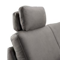 Kopfstütze in Anthrazit - Beige/Anthrazit, Konventionell, Textil (52/25/30cm) - Premium Living