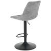 BARPALL THEO - grå/svart, Modern, metall/trä (46/94-114/55cm) - Mömax