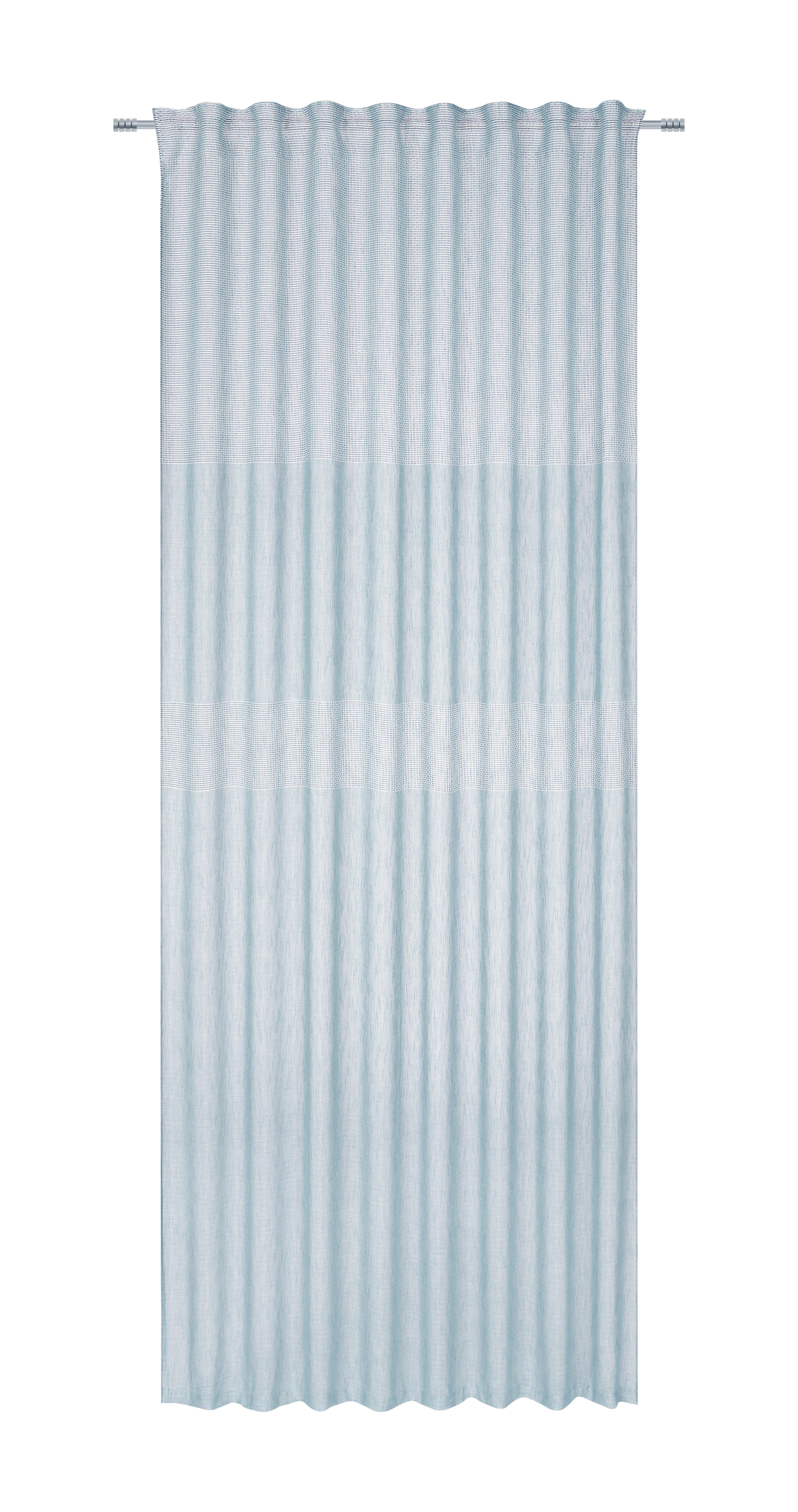 Končana Zavesa Levi - žadasto zelena, Moderno, tekstil (135/255cm) - Premium Living
