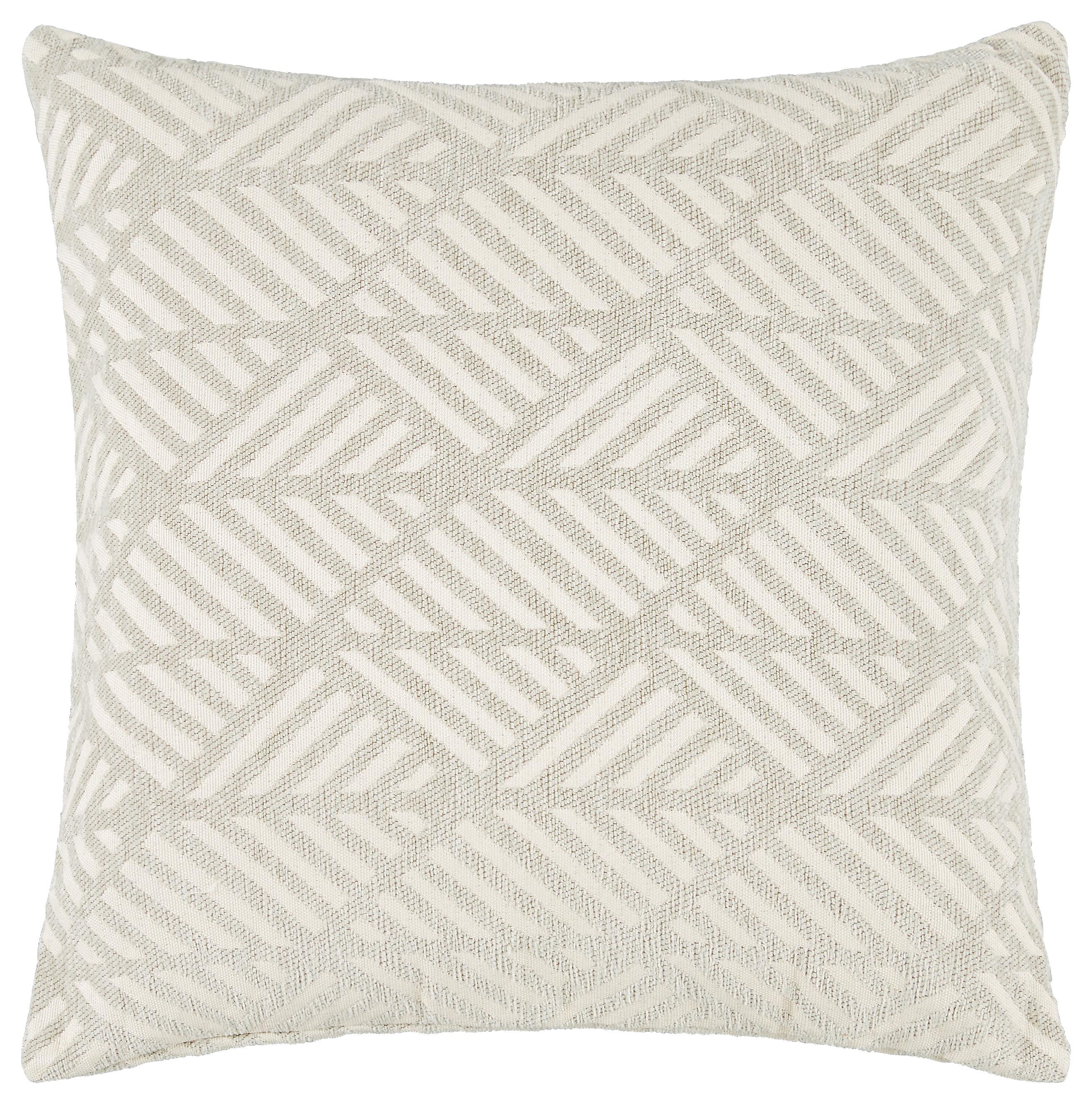 Kissenhülle Mary Jacquard ca. 45x45cm - Hellgrau, MODERN, Textil (45/45cm) - Mömax modern living