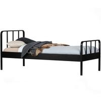 Metallbett Mees Schwarz ca. 90x200 cm - Schwarz, Basics, Metall (90/200cm) - MID.YOU
