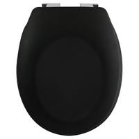 Wc-sitz Neela - Schwarz, Konventionell, Kunststoff (37/5cm) - Spirella