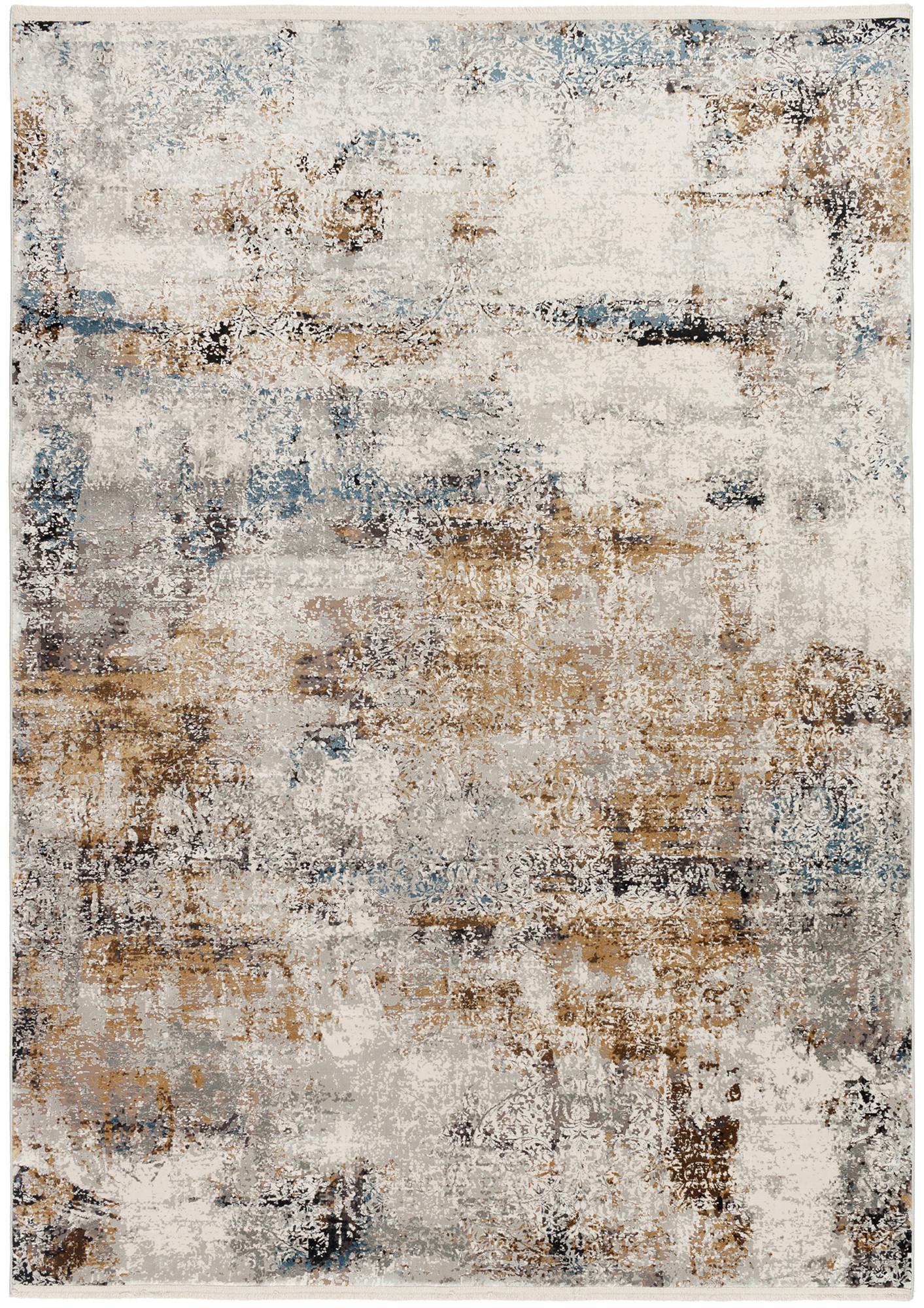 Webteppich Le Mans 04 Multicolor ca. 240x340cm - Schwarz/Grau, Design, Textil (240/340cm) - Dieter Knoll
