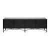 TV-BÄNK MADRID -EXKLUSIV- - svart/naturfärgad, Modern, metall/trämaterial (195/60/40cm) - Mömax