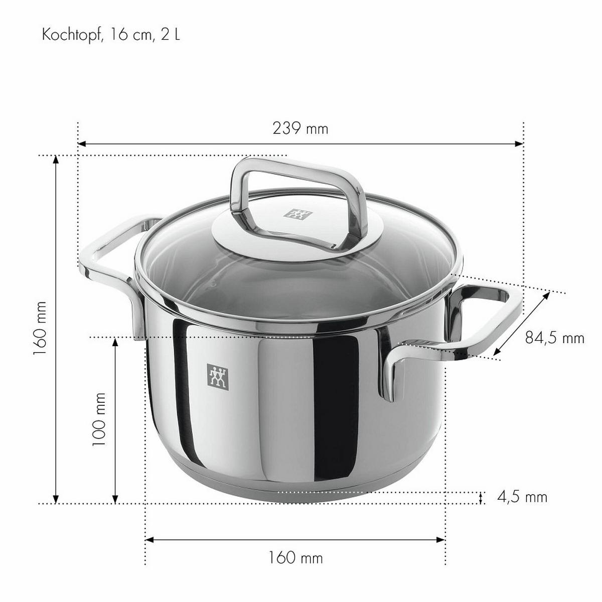ZESTAW GARNKÓW QUADRO ZWILLING - kolor stalowy, Basics, metal - Zwilling
