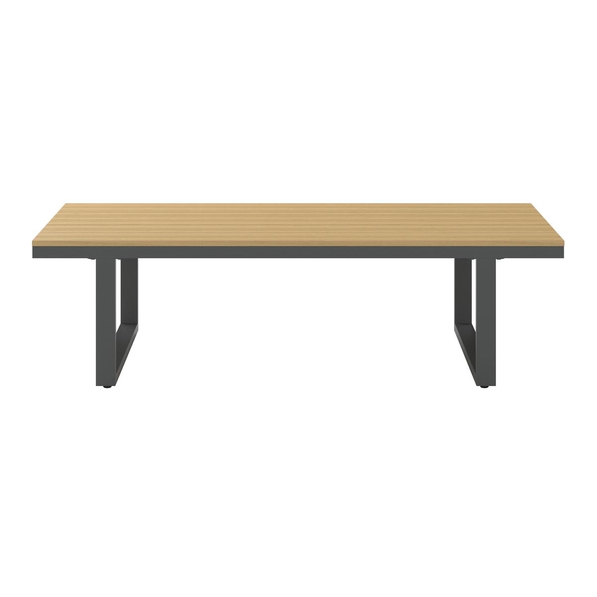 Garnitură grădină Arianna - crem/culoare natur, Modern, plastic/metal (228/74/74cm) - Bessagi Garden
