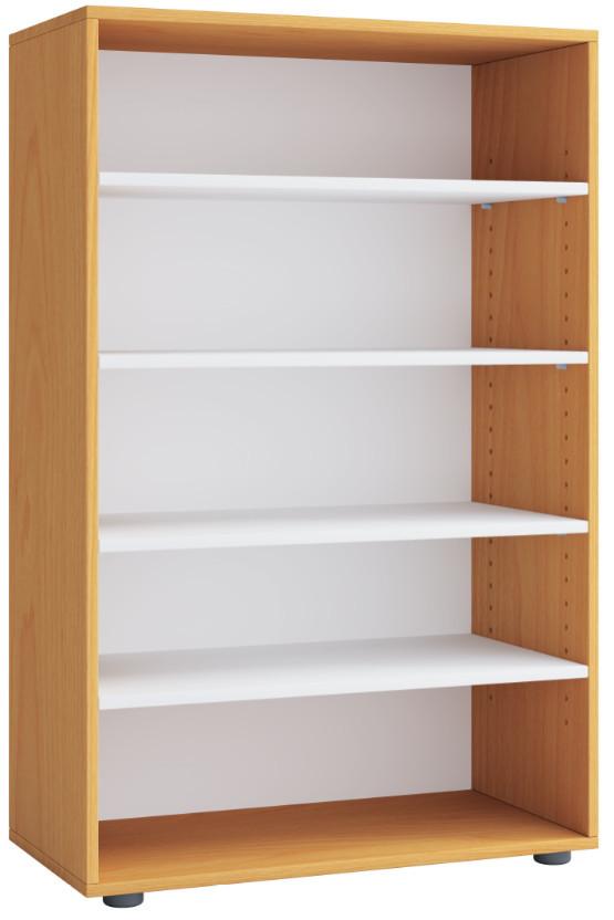 Regal Za Čevlje Lona Xl, Bukev - črna/barve bukve, Konvencionalno, umetna masa/leseni material (70/110/37cm) - MID.YOU