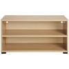 HYLLA UNIT-ELEMENTS MINI -BASED- - svart/ekfärgad, Modern, trämaterial (91,2/44,8/40cm) - Based